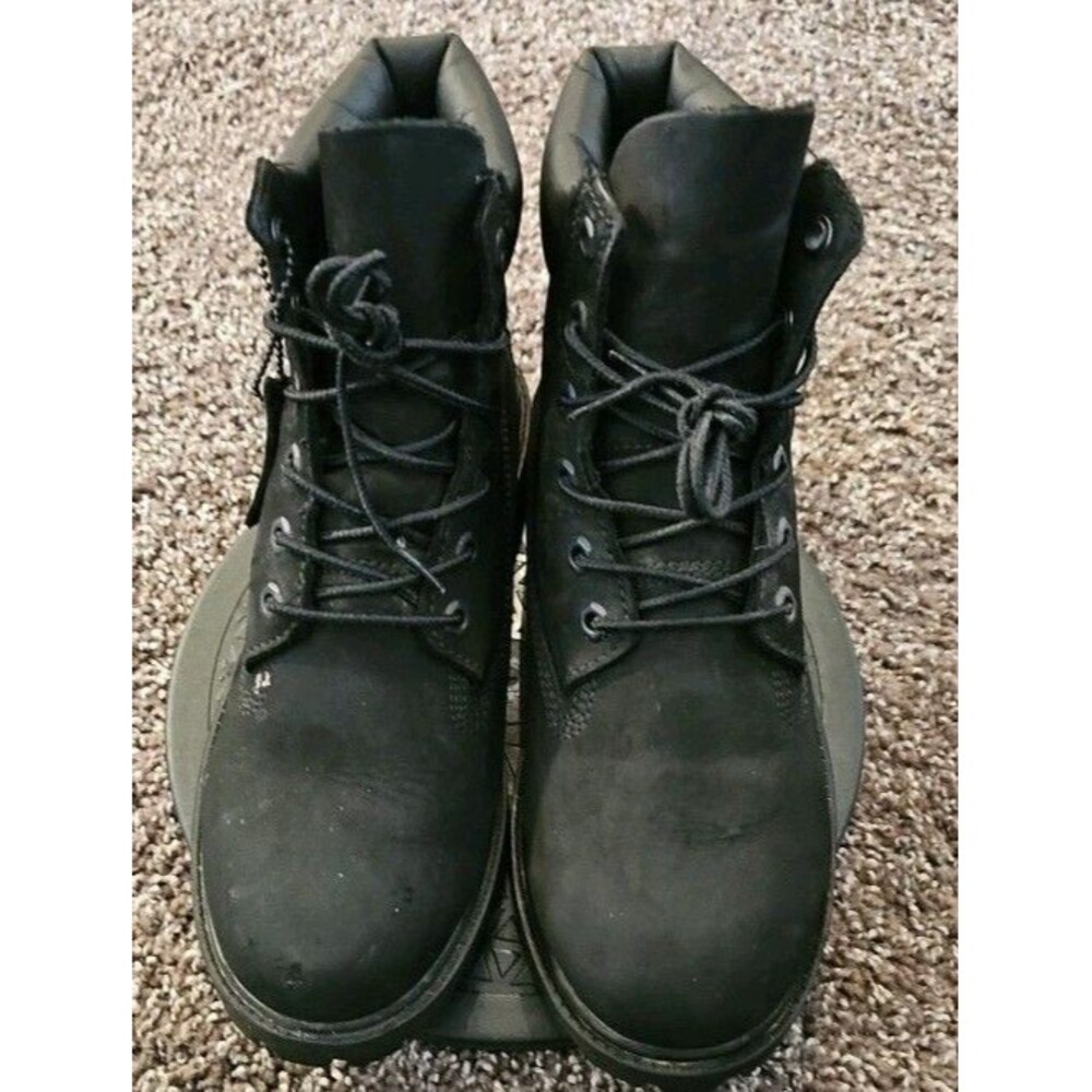 Timberland 6 inch Premium Waterproof Black Nubuck  7 M